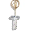 Confetti Initial Bag Charm - T