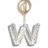 Confetti Initial Bag Charm - W
