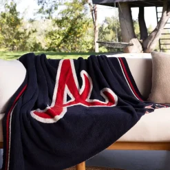 CozyChic Atlanta Braves Throw Blanket