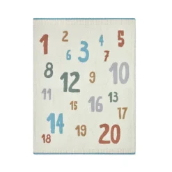 CozyChic Number Stroller Blanket