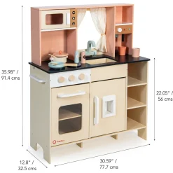 Cream Play Kitchen