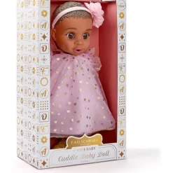 Cuddle Baby Doll 14-Inches - Dark Brown Hair