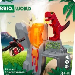 Dinosaur Erupting Volcano
