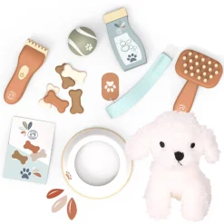 Dog Plush with Accessories & Suitcase