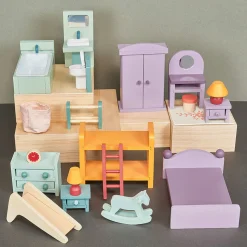 Dollhouse Upstairs Furniture Bundle