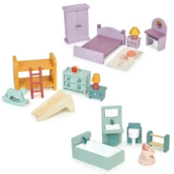 Dollhouse Upstairs Furniture Bundle