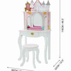 Dreamland Castle Play Vanity Set - White / Pink