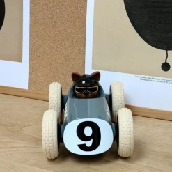 Egg Roadster Scrambler Car Toy - Grey/Blue