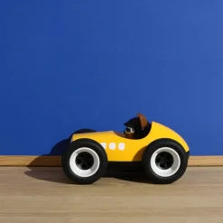 Egg Roadster Sunnyside Car Toy - Yellow