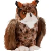 Einstein Great Horned Owl Plush