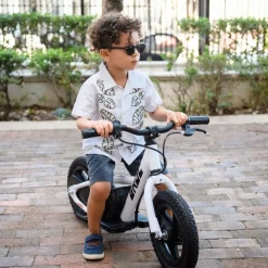 12" Electric Bike - White