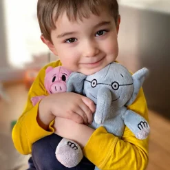 Elephant & Piggie Plush Pair