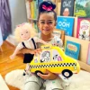 Eloise Taxi Plush Pillow