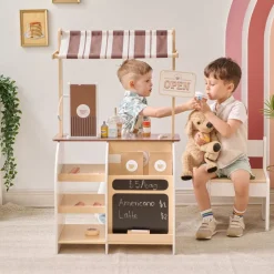 Espresso Treats Wooden Coffee Stand with 29 Accessories