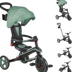 Explorer Foldable Trike 4 in 1 - Olive