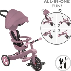 Explorer Trike Eco 4-in-1 - Berry