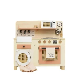 Family Size Wooden Play Kitchen