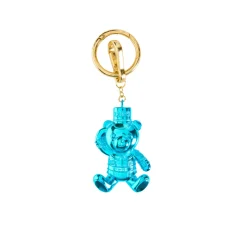 FAO Chrome Bear Keychain - Blue