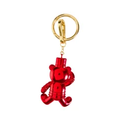 FAO Chrome Bear Keychain - Red