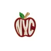 FAO NYC Apple Pin