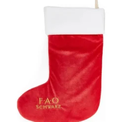 FAO Schwarz Red Christmas Stocking