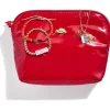 FAO Schwarz Red Pouch with Jewelry Set