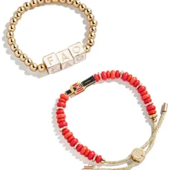 FAO Schwarz Red Pouch with Jewelry Set