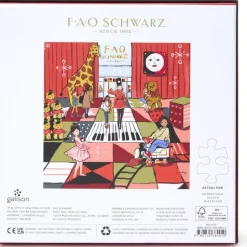 FAO Schwarz Twinkling Toyland 500 Piece Puzzle