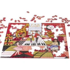 FAO Schwarz Twinkling Toyland 500 Piece Puzzle