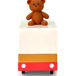 FAO Schwarz Wooden Van with Teddy Bear Topper