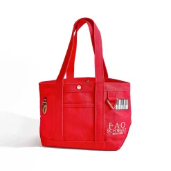 FAO x BaubleBar Small Tote Bag - Red