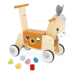Farm Ride-On Donkey with Shape Sorter