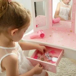 Fashion Twinkle Star Gisele Vanity Set - Pink/White