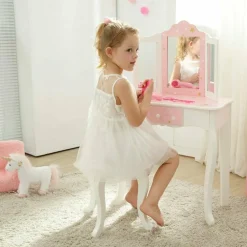 Fashion Twinkle Star Gisele Vanity Set - Pink/White