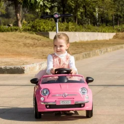 Fiat Push Car - Pink