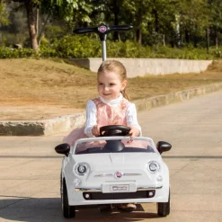 Fiat Push Car - White