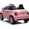 Fiat 500 12V Ride On Car - Pink