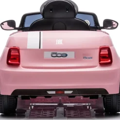 Fiat 500 12V Ride On Car - Pink