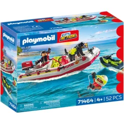 Fireboat with Water Scooter Playset