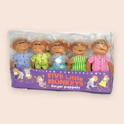 Five Little Monkeys Finger Puppet Playset