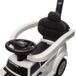 Ford Raptor 3-in-1 Push Ride On Toy Car - White