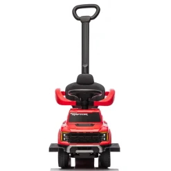 Ford Raptor 3-in-1 Push Ride On Toy Car - Red
