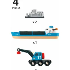 Freight Ship and Crane