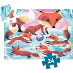 Ginger Little Fox 24 Piece Silhouette Jigsaw Puzzle
