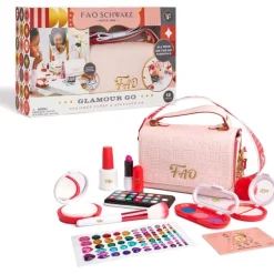 Glamour Go 12 Piece Designer Purse & Accessories - Pink