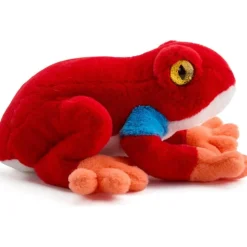 8" Glitter Toy Plush Dart Frog - Red