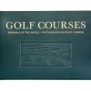 Golf Courses: Fairways of the World Book in Green Bonded Leather