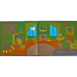 Goodnight Moon Book in Blue Bonded Leather