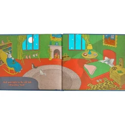 Goodnight Moon Book in Blue Bonded Leather