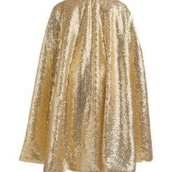 Gracious Gold Sequins Cape, Size 5-6